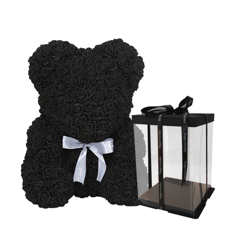 Luxury Faux Rose Teddy Bear