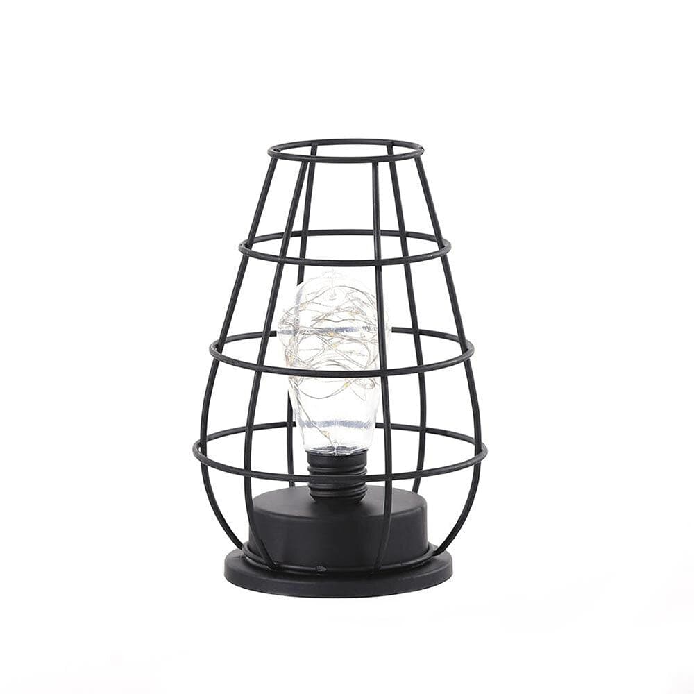 Battery Powered Retro Bulb Table Lamps