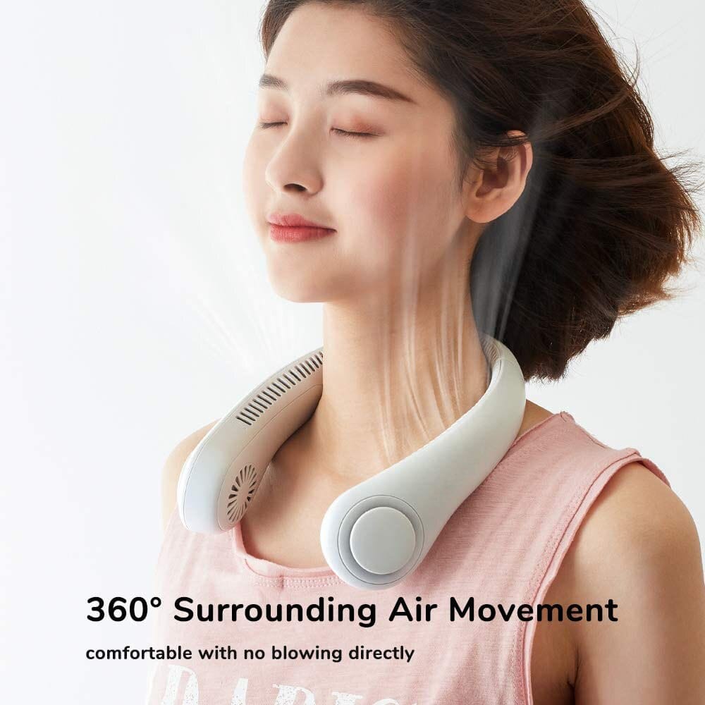 Bladeless USB Rechargeable Cooling Neck Fan