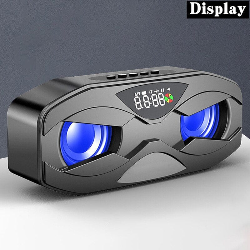 Bluetooth Speaker LED Wireless FM Radio Alarm Clock