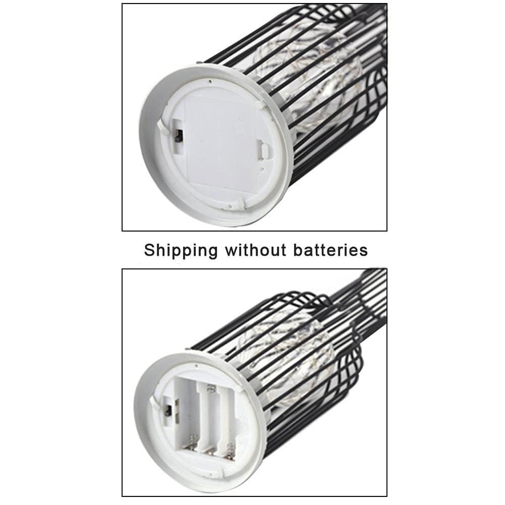 Battery Powered Retro Bulb Table Lamps