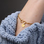 Infinity Bracelet With Initial Charms - GiddyGoatStore