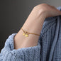 Infinity Bracelet With Initial Charms - GiddyGoatStore