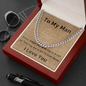 "To My Man" Cuban Link Chain - GiddyGoatStore