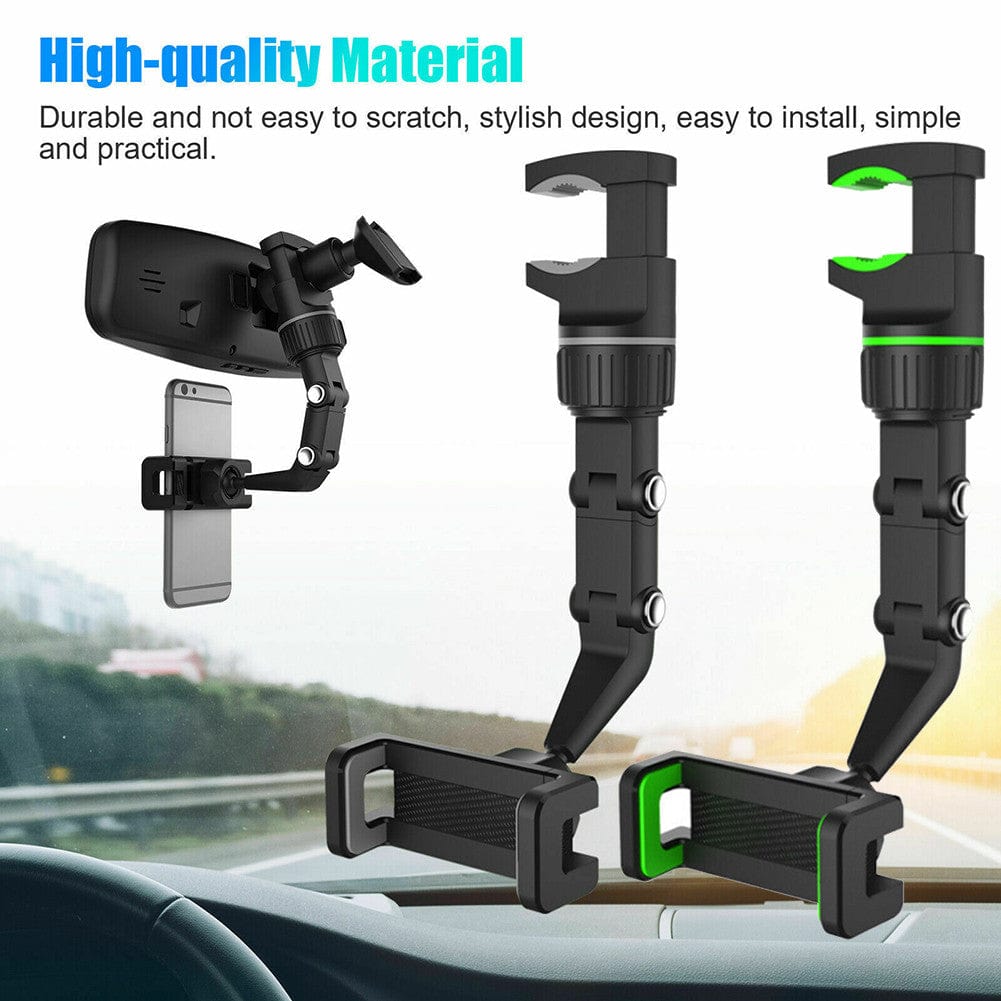 Rearview Mirror Phone Holder