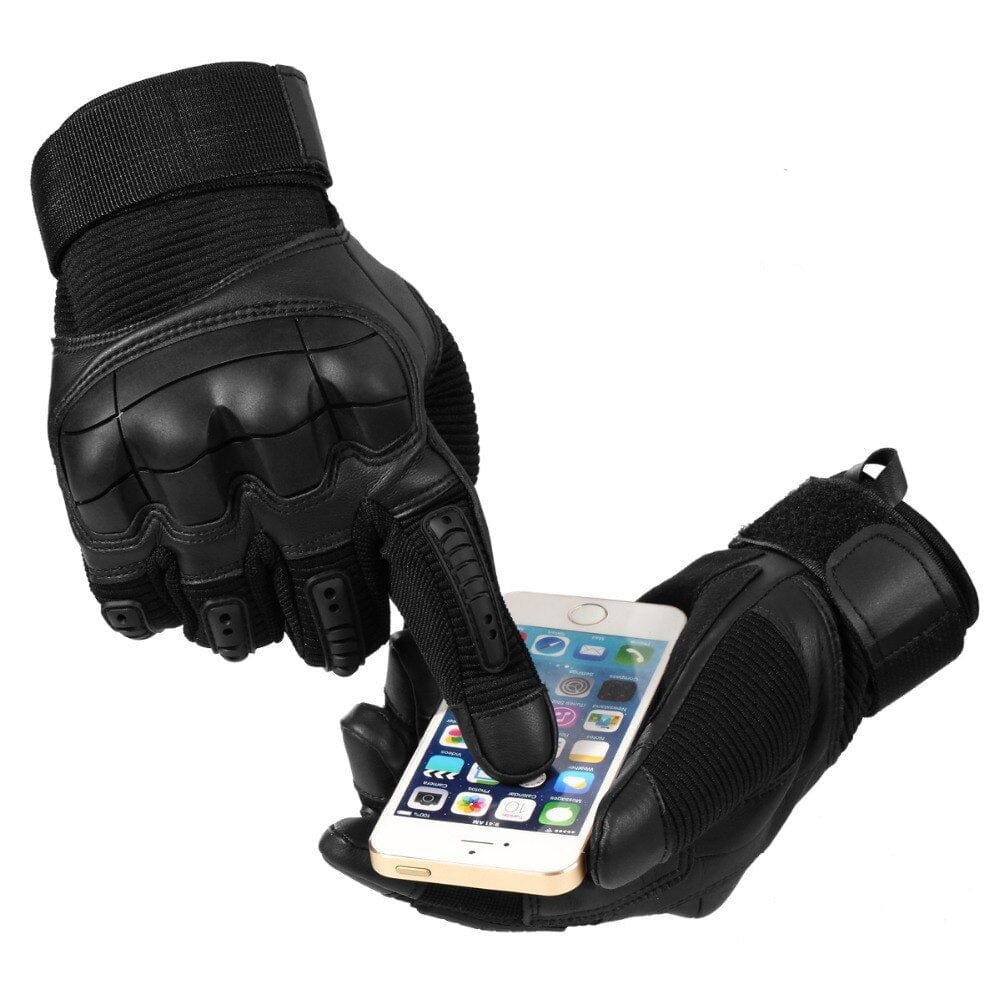 Touch Screen PU Leather Gloves