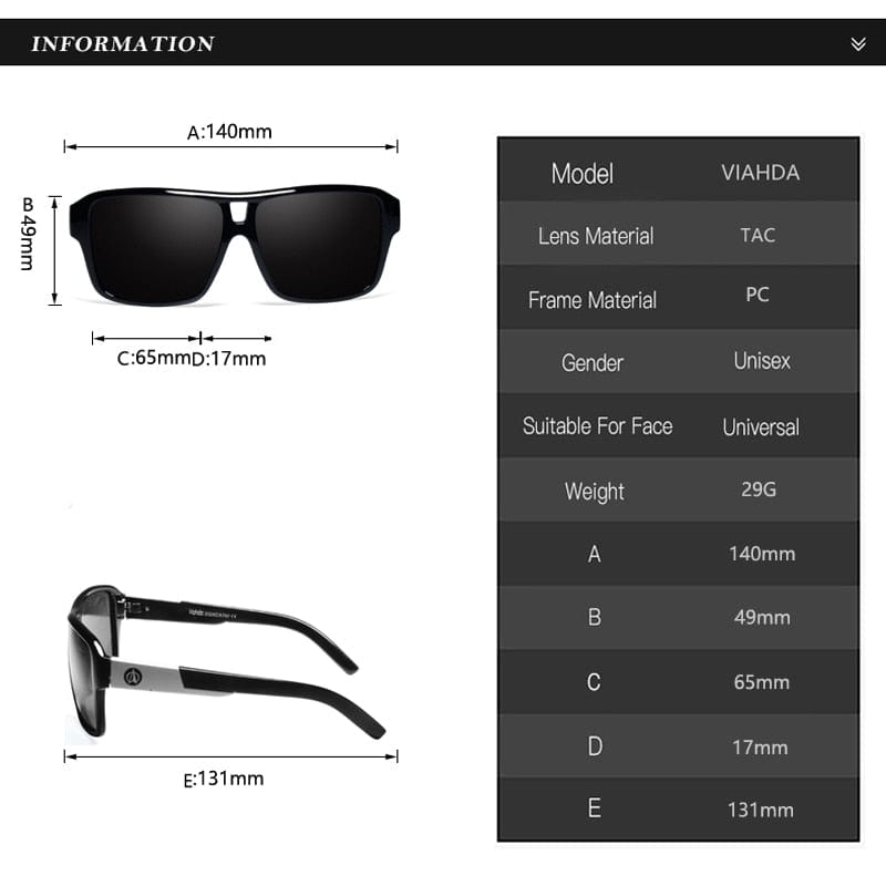 Sunglasses ~ Viahda Polarized - Men's