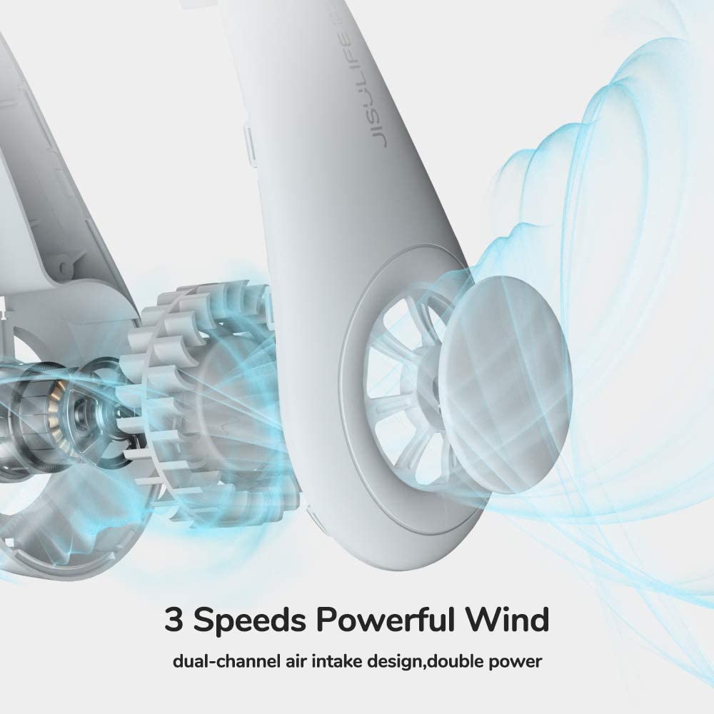 Bladeless USB Rechargeable Cooling Neck Fan