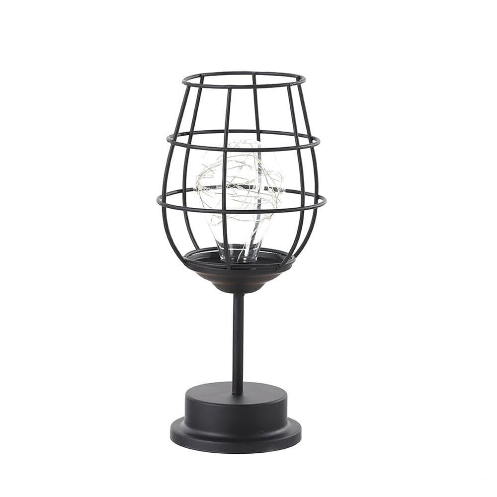 Battery Powered Retro Bulb Table Lamps