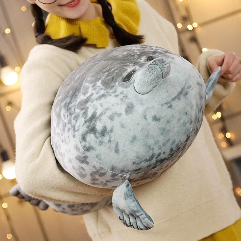 Cuddly Seal Shaped Throw Pillows