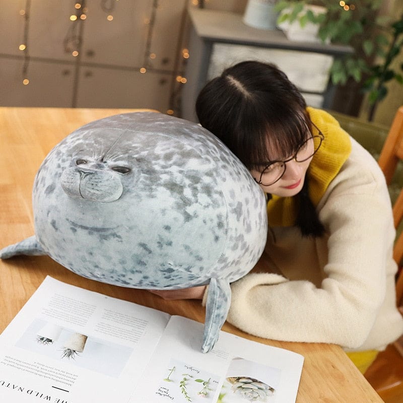 Cuddly Seal Shaped Throw Pillows