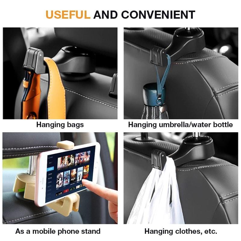 Headrest 2 in 1 Phone and Bag Hook