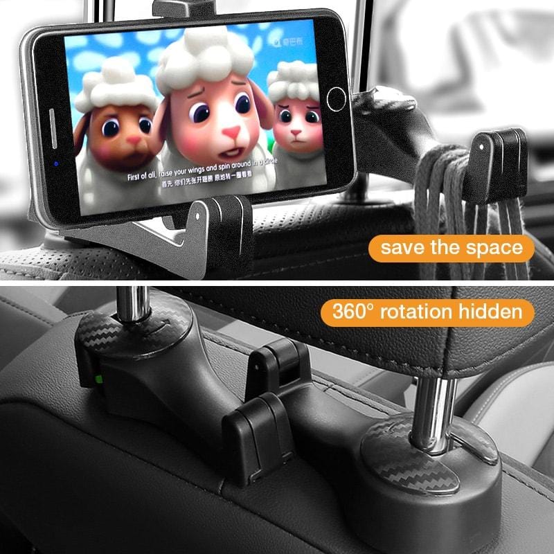 Headrest 2 in 1 Phone and Bag Hook