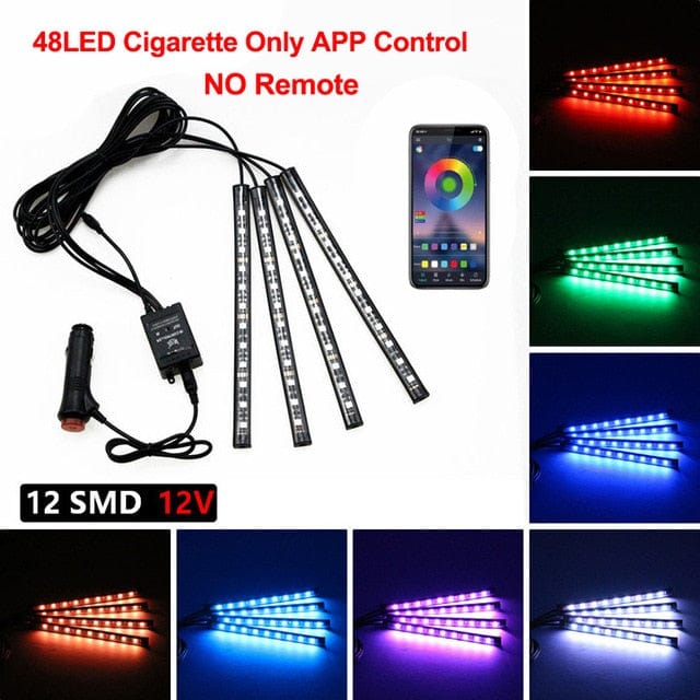 Car Interior Ambient Light Neon LED Strip