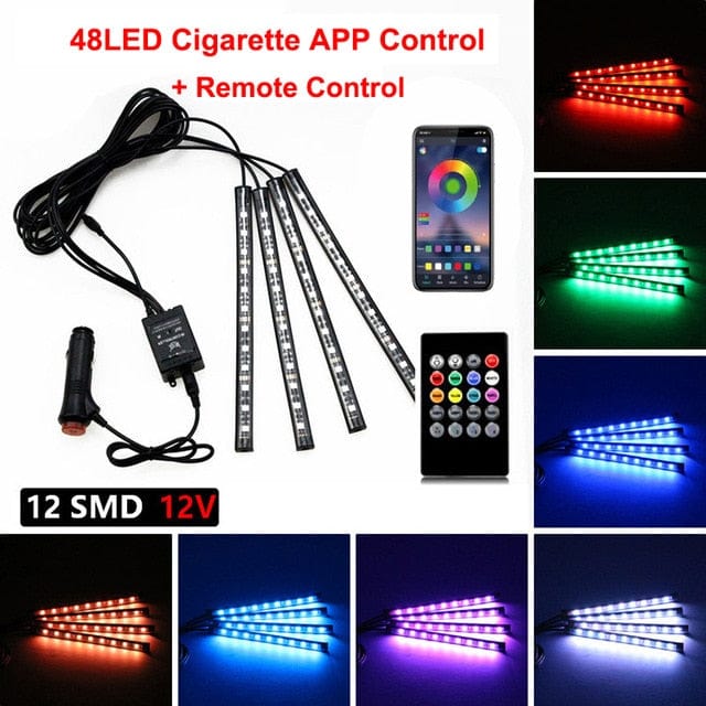 Car Interior Ambient Light Neon LED Strip