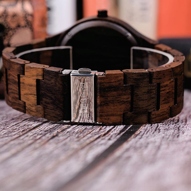 Men's Watch - BOBO BIRD V-Q09 Bamboo Wood Quartz Watches
