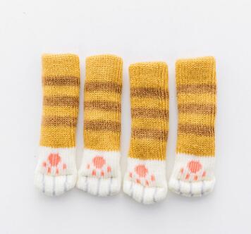Cat Paw Chair Leg Socks - 4pcs