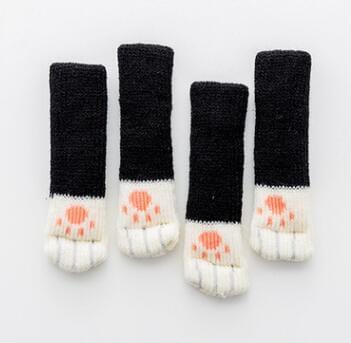 Cat Paw Chair Leg Socks - 4pcs