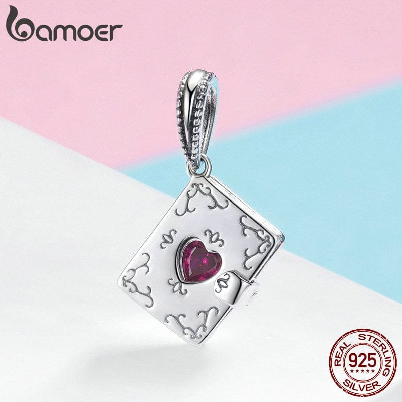 925 Sterling Silver Forever Love Box Necklace