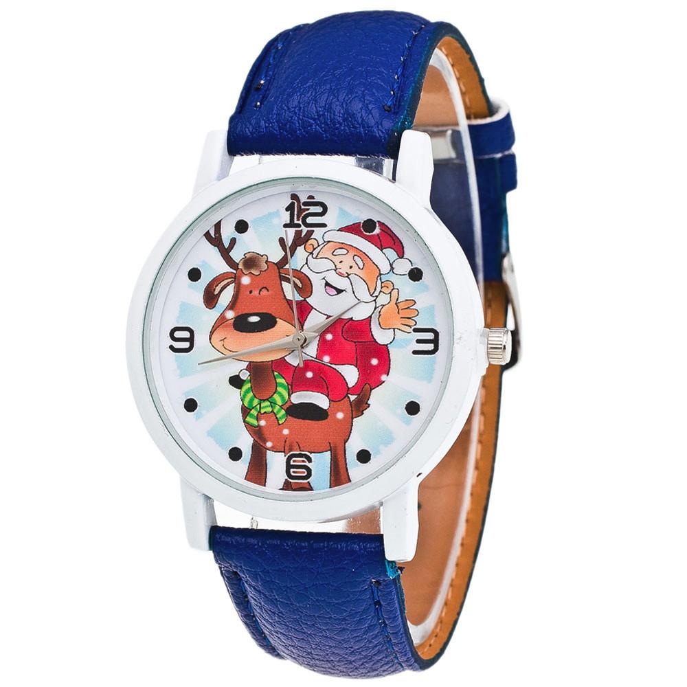 Christmas Watch - Leather Band Xmas Watches