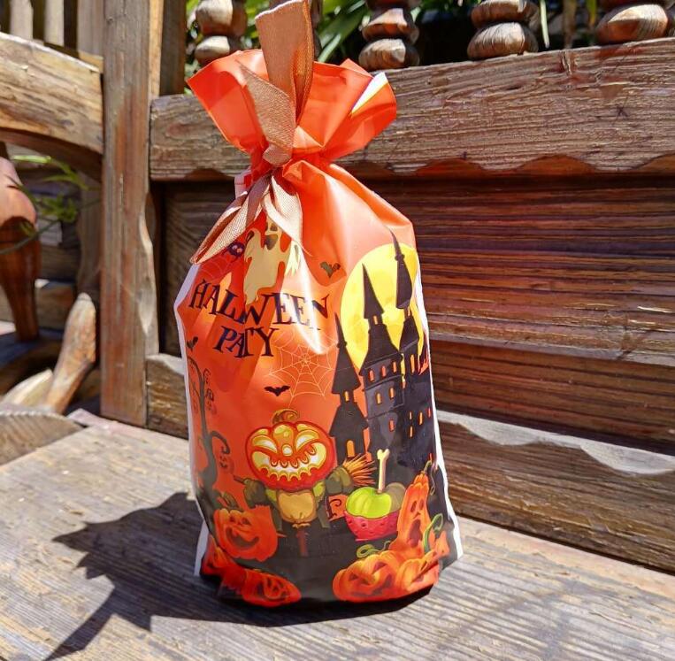 Halloween Gift Bag Drawstring Candy Bags 1 - 50pcs
