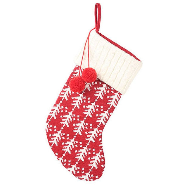 Large Christmas Stocking Cloth Xmas Socks