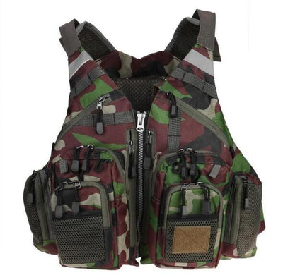 Breathable Fishing Life Vest Utility Jacket