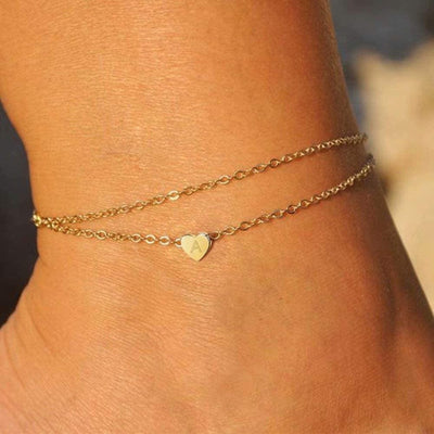 Bracelet - Women's 26 Letters Heart Shaped Anklet