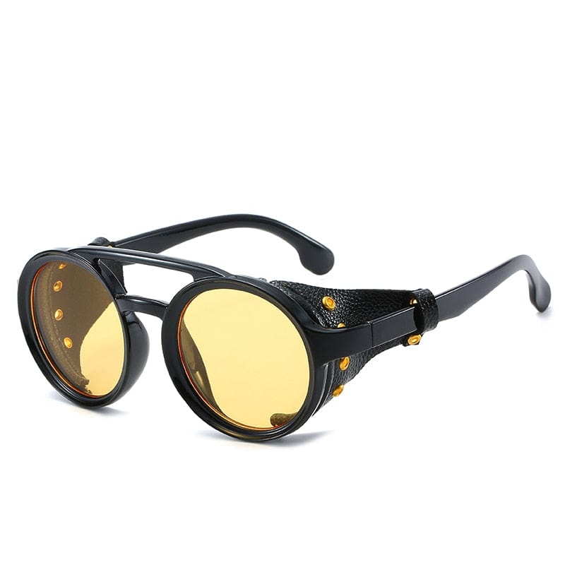 Sunglasses - Vintage Round Steampunk Unisex UV400 Sun Glasses