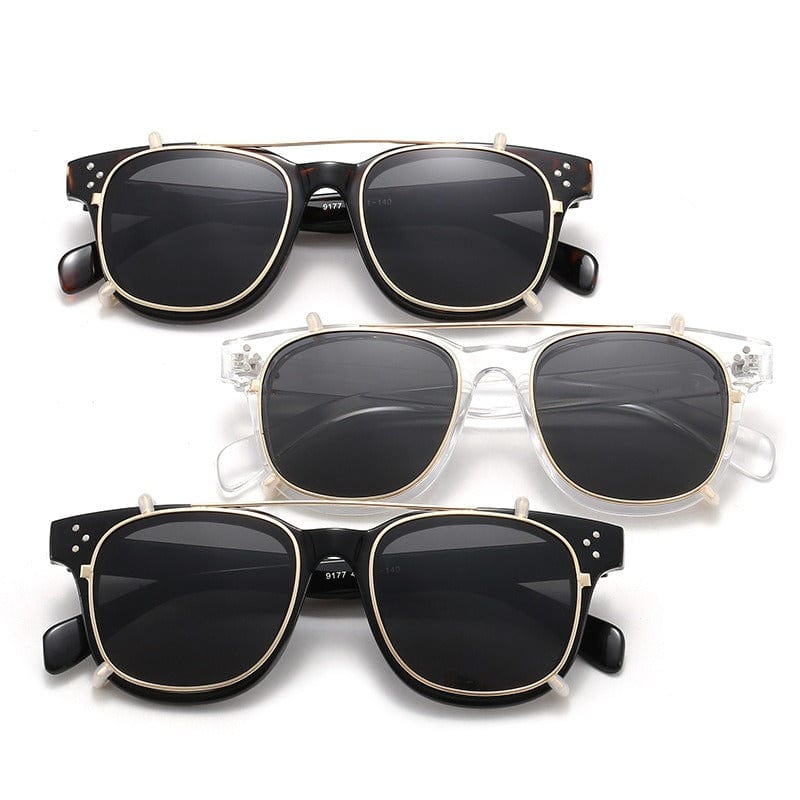 Sunglasses - Retro Square Myopia Unisex UV400 Sun Glasses
