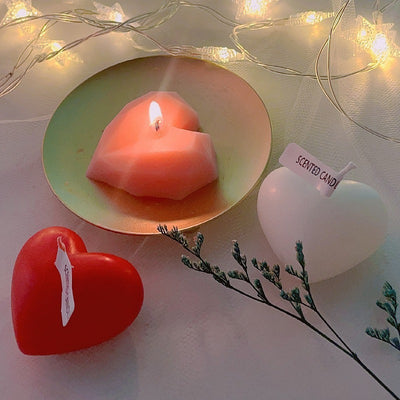 Heart Shaped Diamond Aromatherapy Love Candle