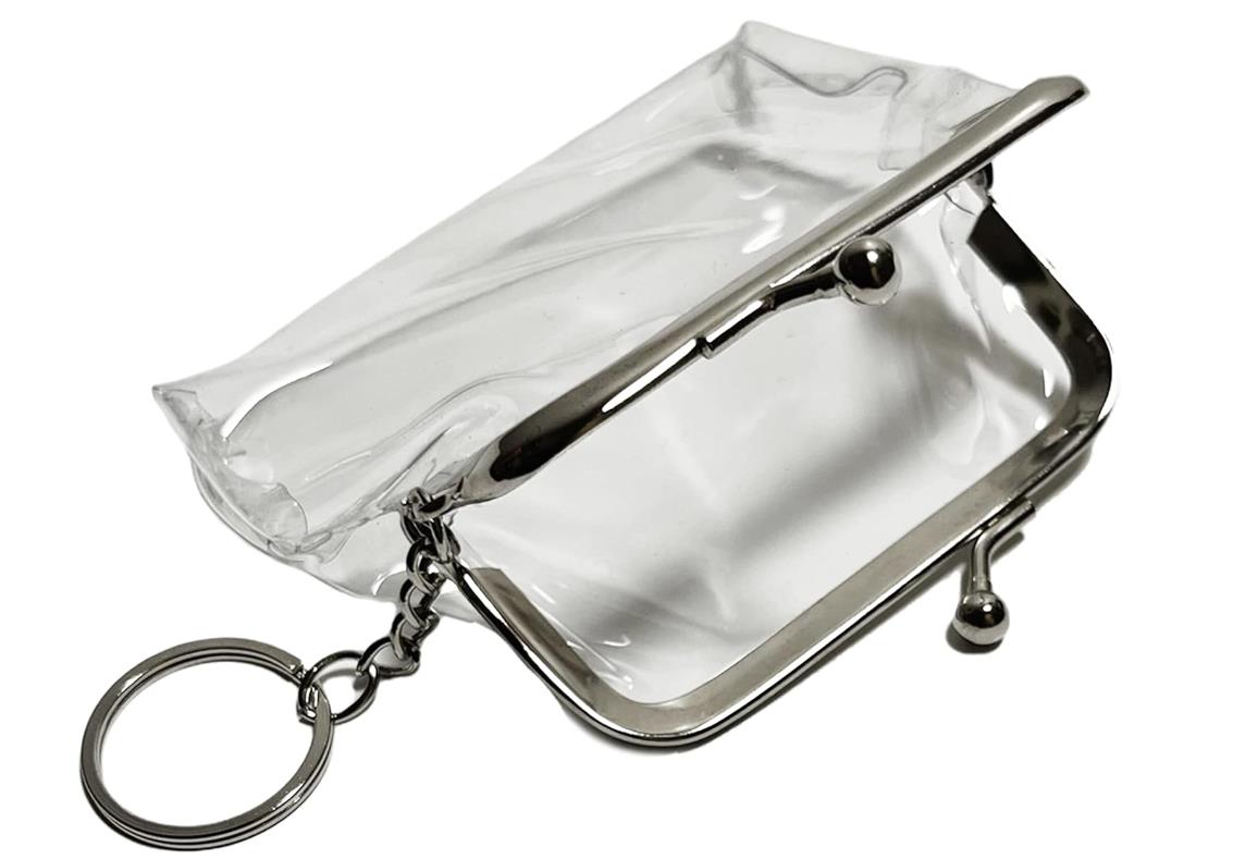 Keychain - Transparent PVC Retro Change Bag Key Chain