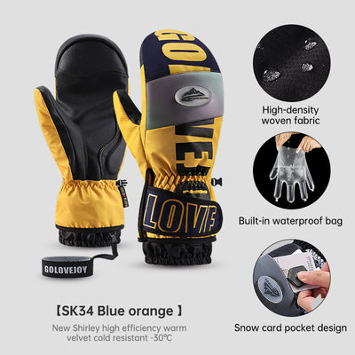 Gloves - Warm Go Love Waterproof Thick Plush Touch Screen Gloves