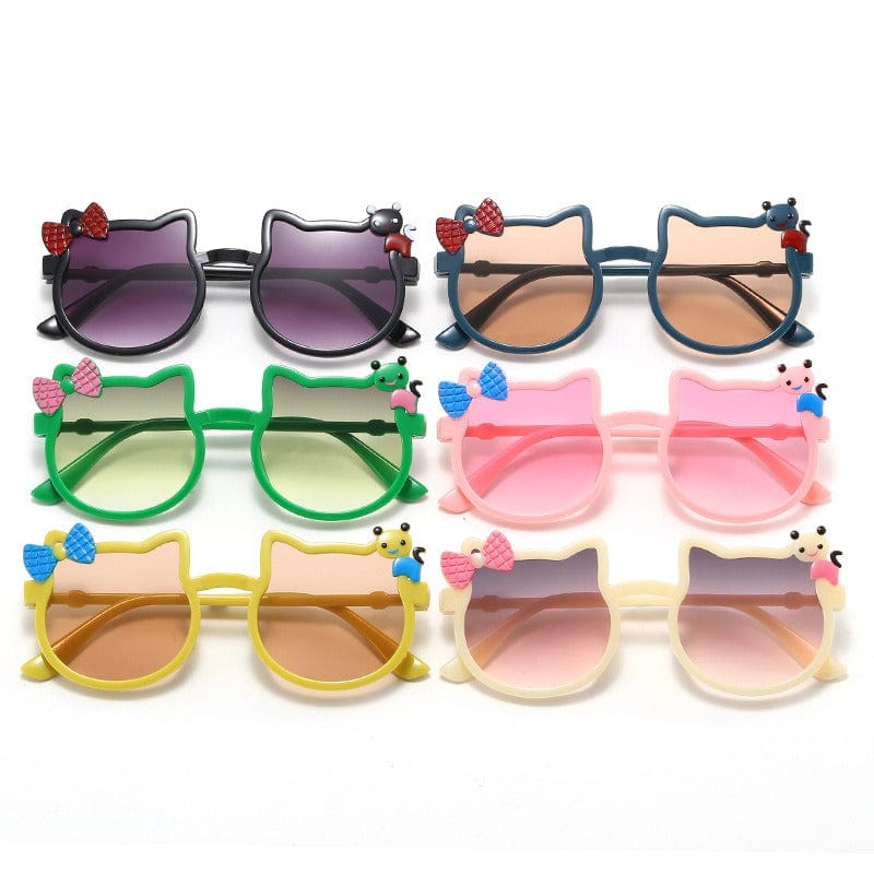 Children's - Bowknot Cute H Kitty UV400 Sun Glasses