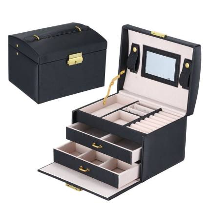 Jewelry Box - High Capacity Jewelry Travel Box Organizer