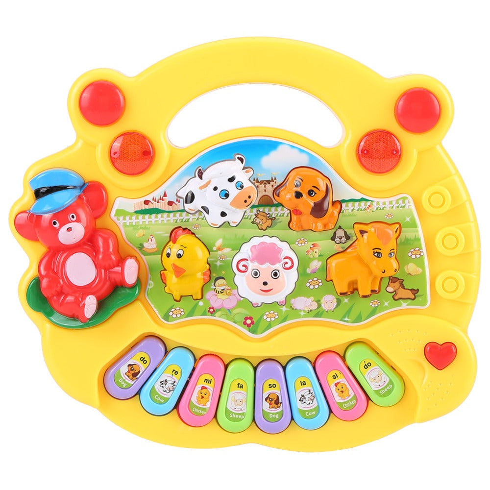 Toddler's Animal Farm Sounds Piano Toy