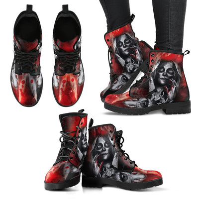 Leather Boots - Women's Blood and Lust - GiddyGoatStore