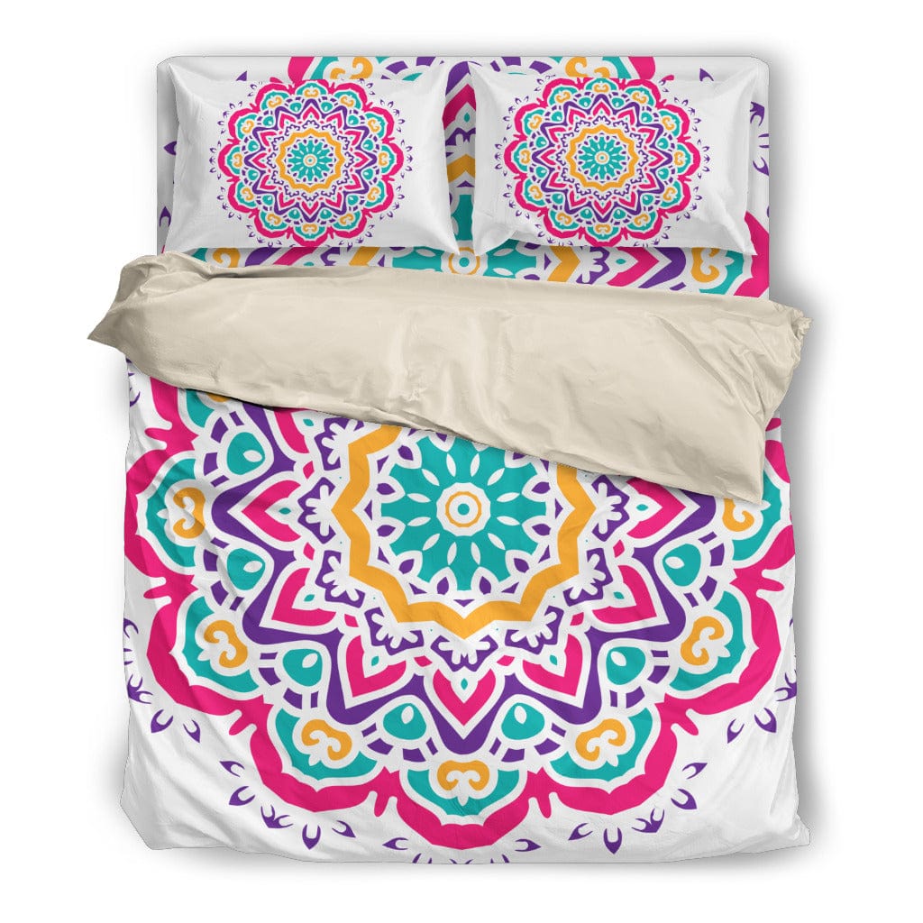 Bedding Set - Mandala Beige - GiddyGoatStore