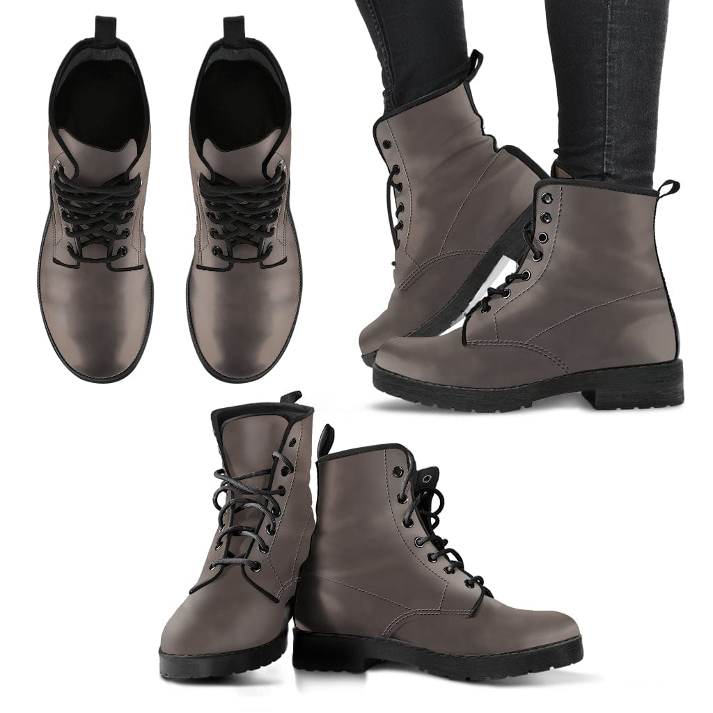 Leather Boots - Brown Granite Women's - GiddyGoatStore