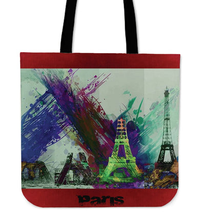 Tote Bags - Splash of Paris - GiddyGoatStore