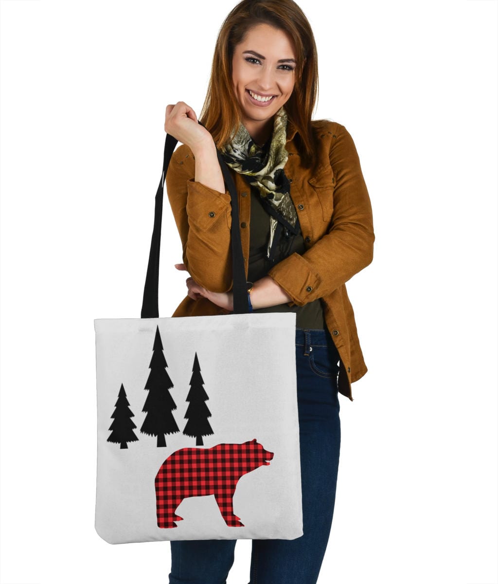Tote Bags - Bear Trees - GiddyGoatStore