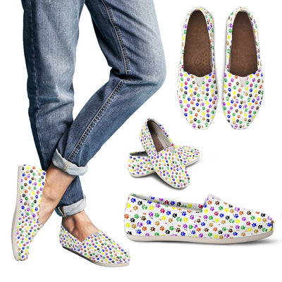 Women's Casual Shoes - Sweet Paw Print - GiddyGoatStore