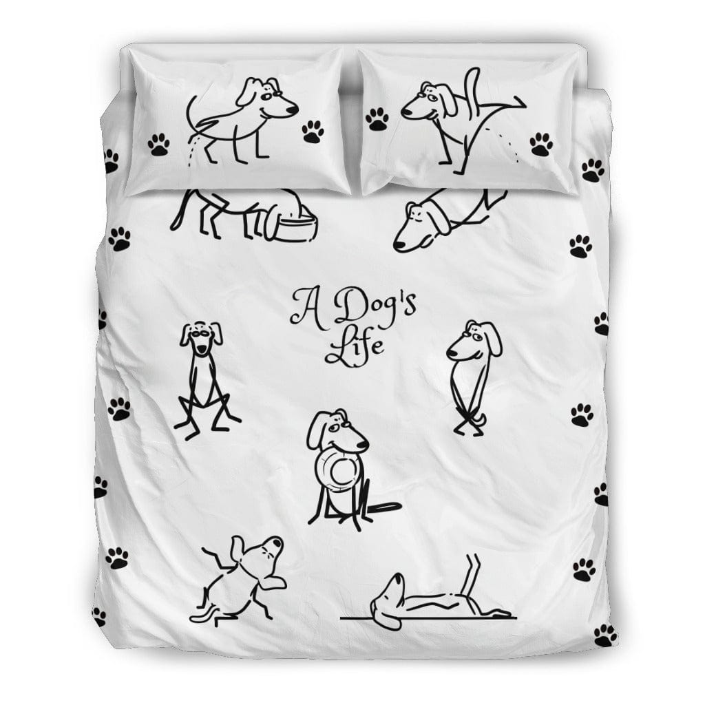 Bedding Set - A Dog's Life - GiddyGoatStore