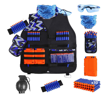 Children's Tactical Nerf Vest Set