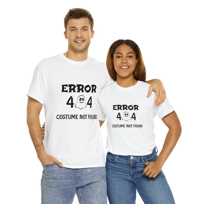 ERROR 404 Costume Not Found - White - GiddyGoatStore