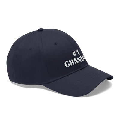 No1 Grandpa Embroidered Ballcap