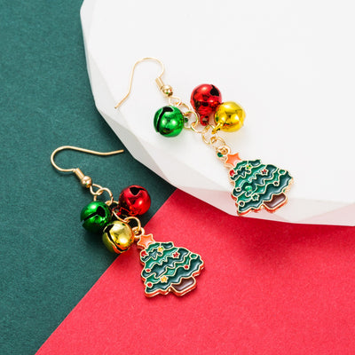 Christmas Series Long Christmas Tree Earrings