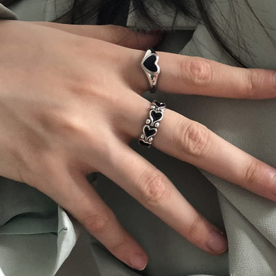 Ring - Women's Vintage Baroque Love Heart Ring
