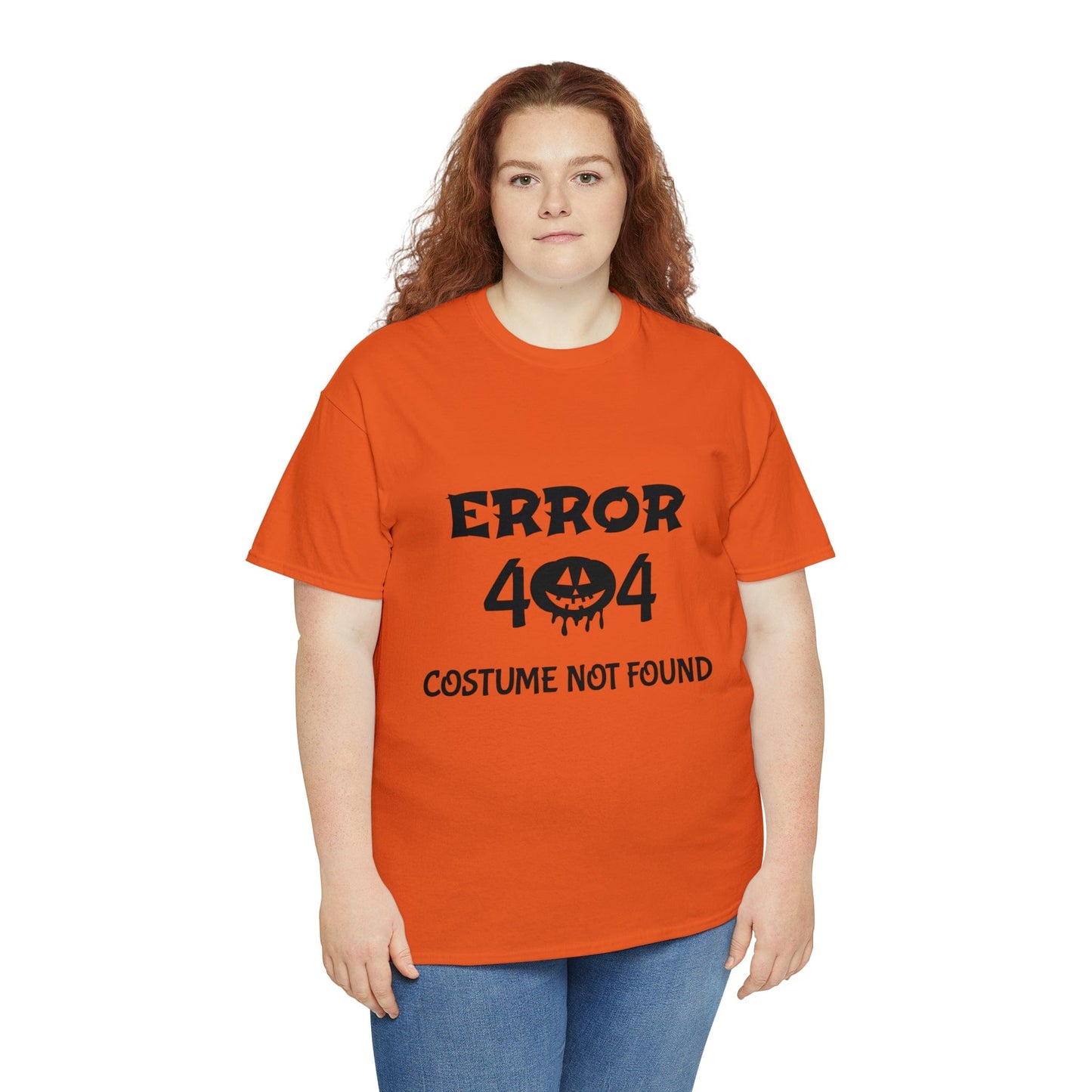 ERROR 404 Costume Not Found - Orange