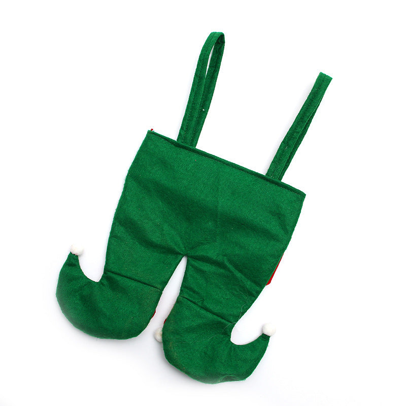 Christmas Cute Elf Feet Gift Bag